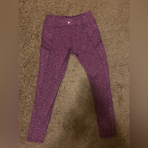 Pink and Black activewear stretchy leggings Large Z by Zobha Hadley leggings - Picture 3 of 3
